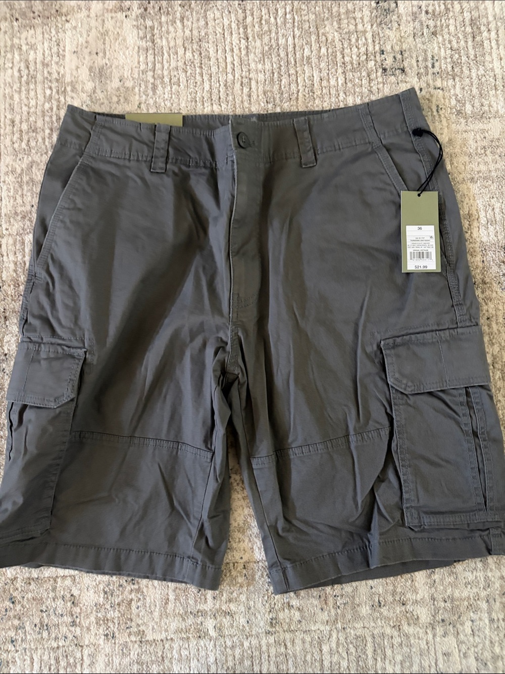 Goodfellow & Co Dark Gray Cargo Shorts - Multi-Pocket Utility